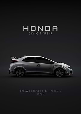 Civic Type R FK2 White