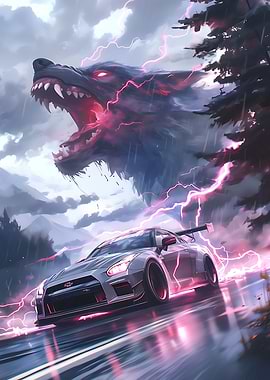 Futuristic Monsters Car