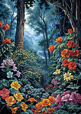 Magical Forest Flowers