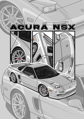 1993 Acura NSX white