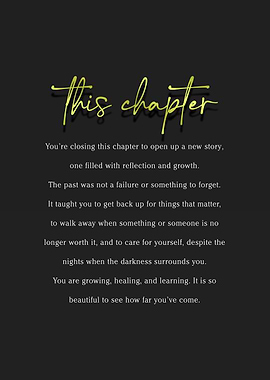 Inspirational This Chapter