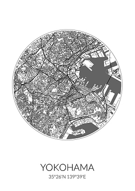 Yokohama Circle City Map