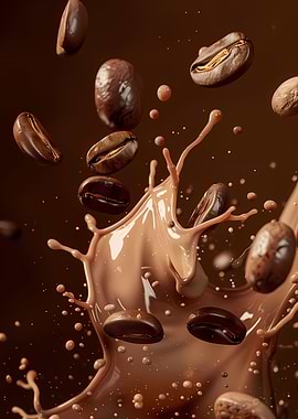 Coffee splash Cappuccino