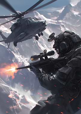 Attack Heli Air Battle