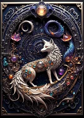 Celestial Steampunk Fox