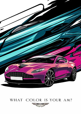 Aston Martin DB11 Car art