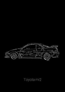 Mr2 line art
