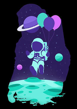 Astronaut and Ballon