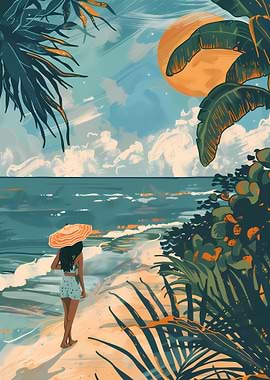 best beach illustration