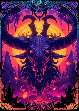 Baphomet Magic Card