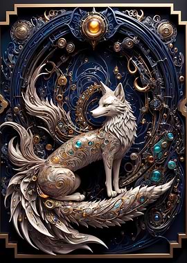 Golden Nine Tailed Fox