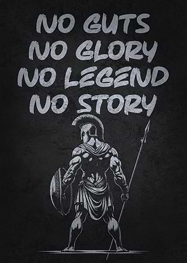 No Guts No Glory Spartan