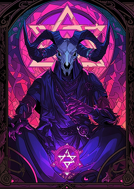 Baphomet Magic Card