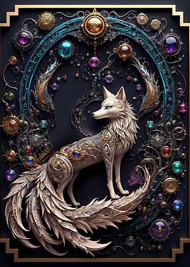 Majestic Steampunk Fox