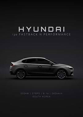 Hyundai i30N fastback Grey