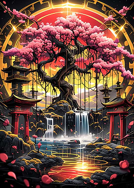 Kintsugi Asian Cherry Tree