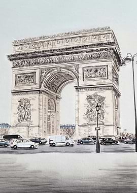 Paris France Arc