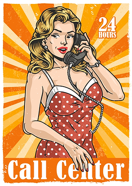 Pin Up Girl Call Center