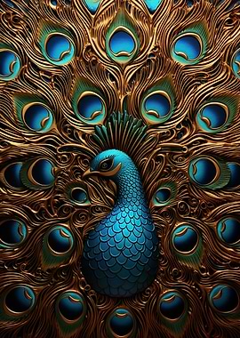 Metallic Peacock