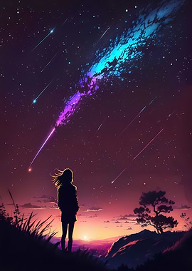 Anime Milky Way Galaxy
