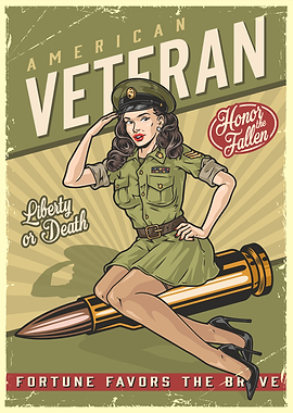 American Veteran Girl