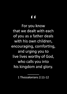1 Thessalonians 2 11 12