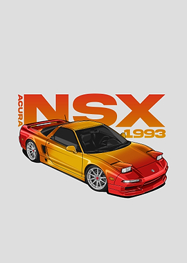 1993 Acura NSX burn color
