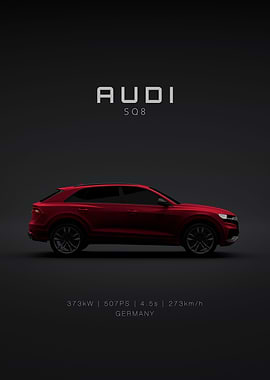 Audi SQ8 2021 Matador Red