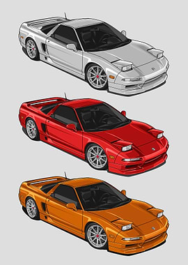 1993 Acura NSX mix color