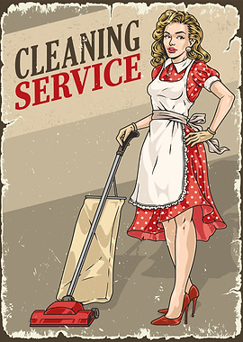 Cleaning Service Pin Up