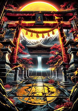 Torii Gate Waterfall