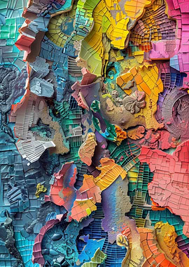 3D Colorful Abstraction