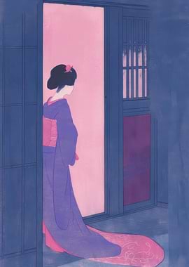 Geisha Japanese Painting