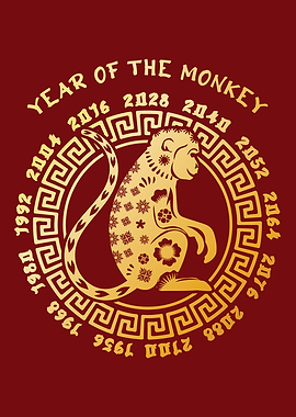 Chinese New Year Monkey