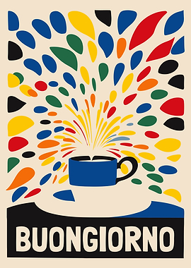 Buongiorno Coffee Poster