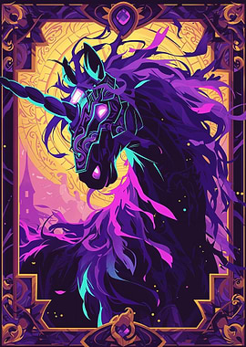 Unicorn Magic Card