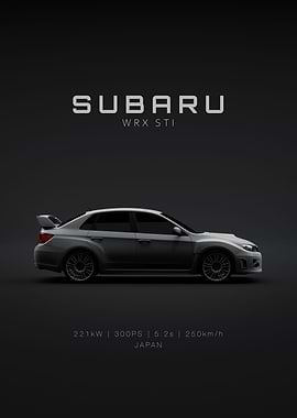 Subaru WRX STI Sedan Grey