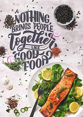 Good Food Salmon Spinach