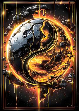 Yin and Yang Kintsugi