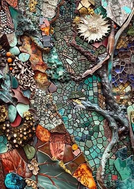 Textured Mosaic Beauty