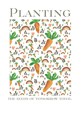 Carrot and Rainbow Garden