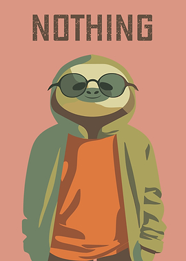 Sloth Dressed for Nothing