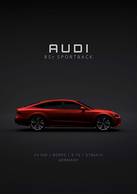 Audi RS7 Sportback Red