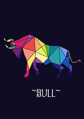 Bull Wpap Pop Art