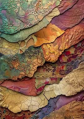 3D Abstract Earth Collage