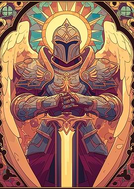 Angelic Paladin Magic Card