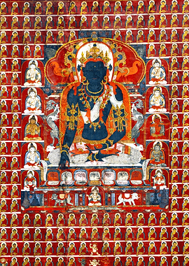 Akshobhya Buddhist Thangka