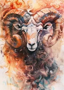 Aries in Fiery Whirls