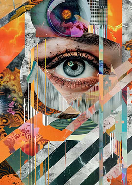 Collage Eye Colored