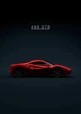 Ferrari 488 GTB 2016 Red